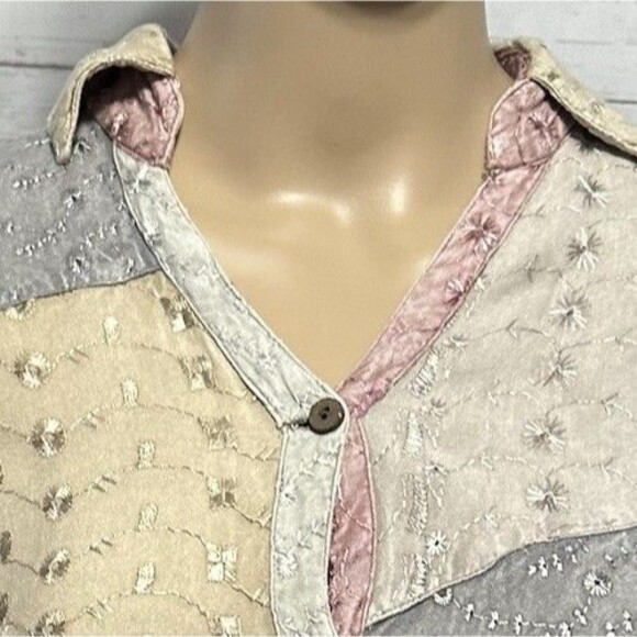 Sacred Threads Patchwork Blouse - Picture 2 of 13